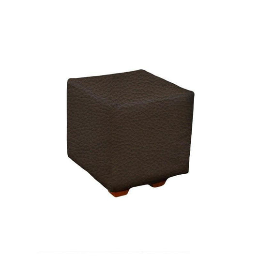 Ottoman Pod Nova Leatherette Bark-abc