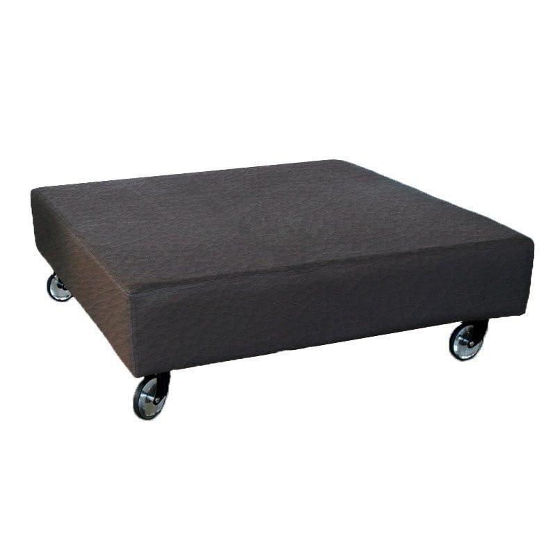 Ottoman Pontoon Leatherette in Bark-abc