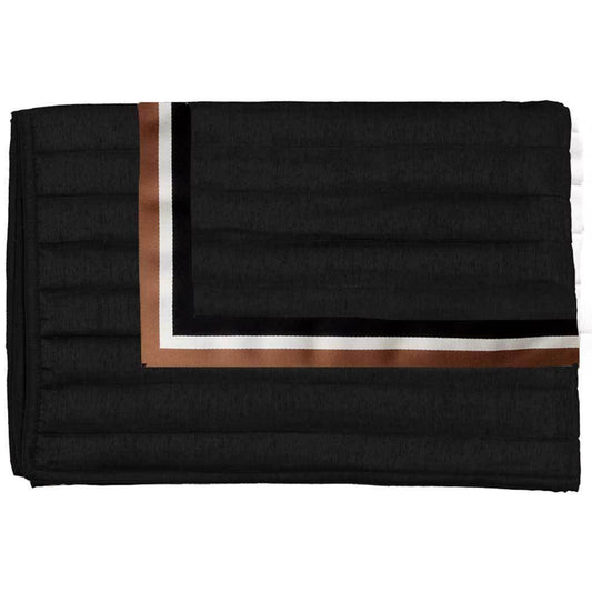 Braid Cayman Black King Quilt 274 x 274 cm-abc