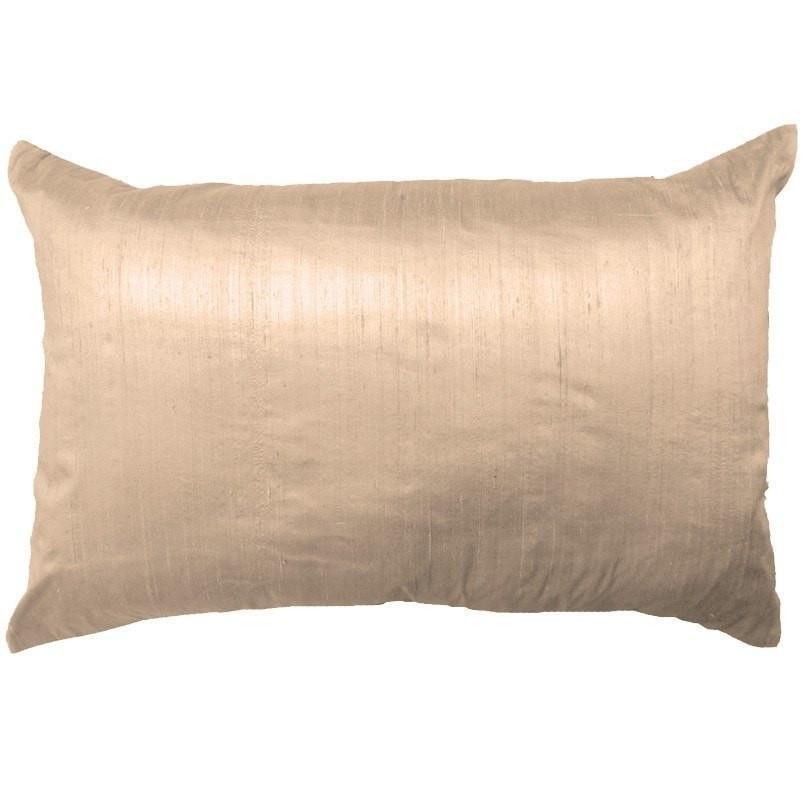 Dupion Oyster Sham Cushion 46x69cm-abc