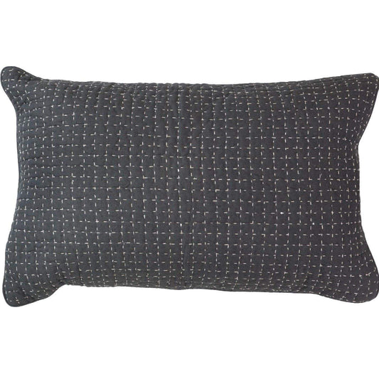 Gudri Stitch Black Sham 46x69cm-abc