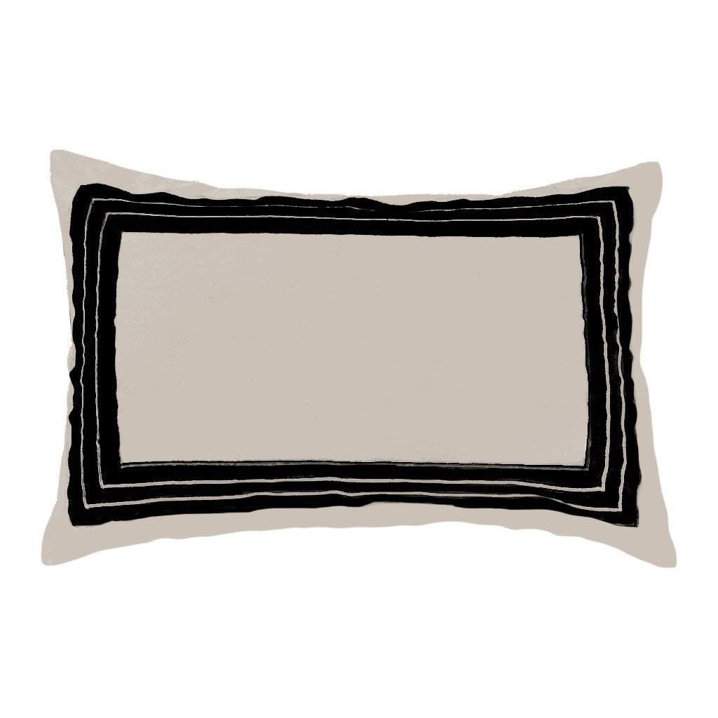 Braid Inner Panel Natural Sham Cushion 46 x 69 cm-abc