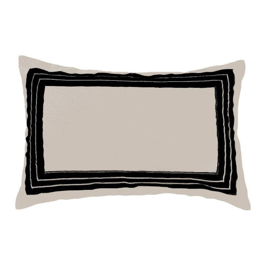 Braid Inner Panel Natural Sham Cushion 46 x 69 cm-abc