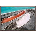 Pink Lakes - Wall Art-abc