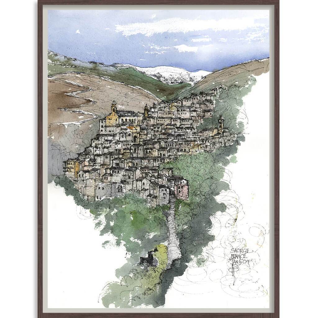 Saorge France - Wall Art-abc