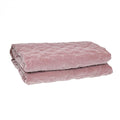 Velvet Quilted Throw Mushroom Pink-abc