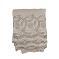 Embroidered Lace Tablecloth / Coverlet I-abc