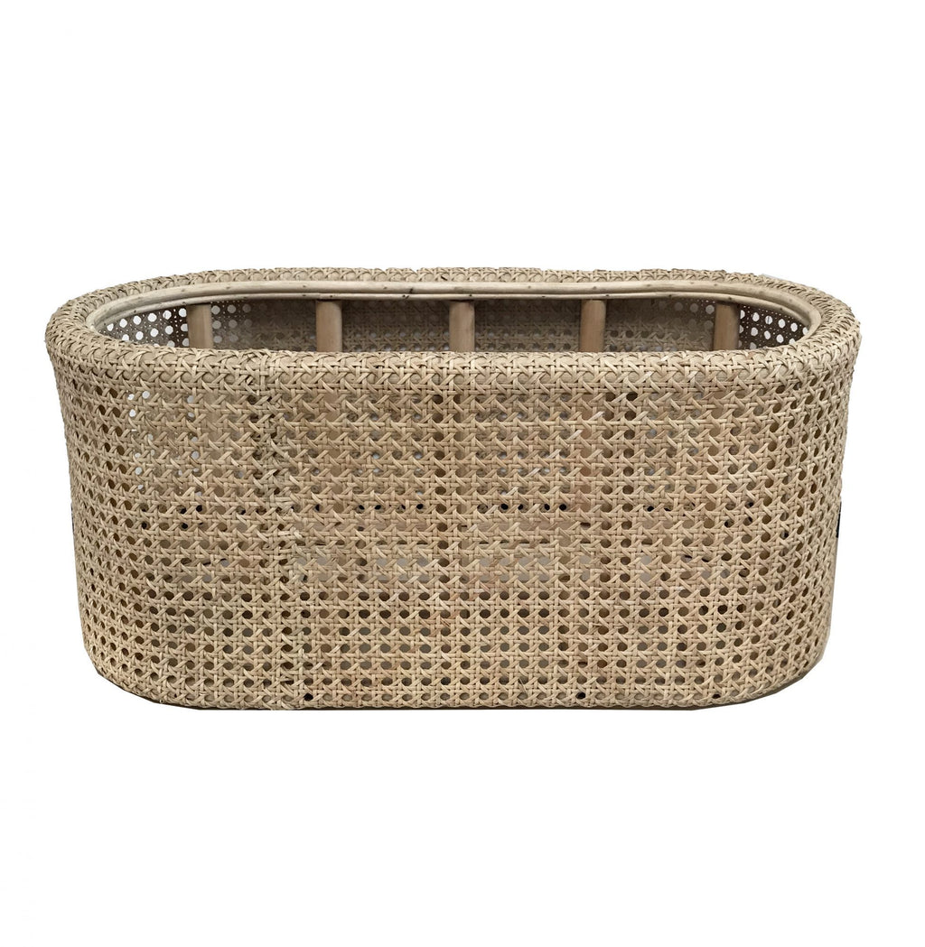 Beliz Rattan Planter Oval Small-abc