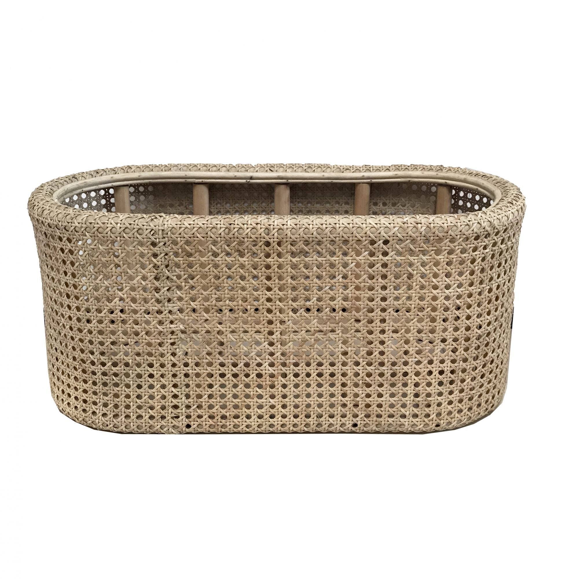 Beliz Rattan Planter Oval Small-abc