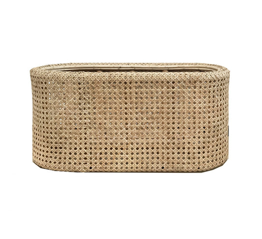Beliz Rattan Planter Oval Small-abc