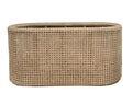 Beliz Rattan Planter Oval Large-abc