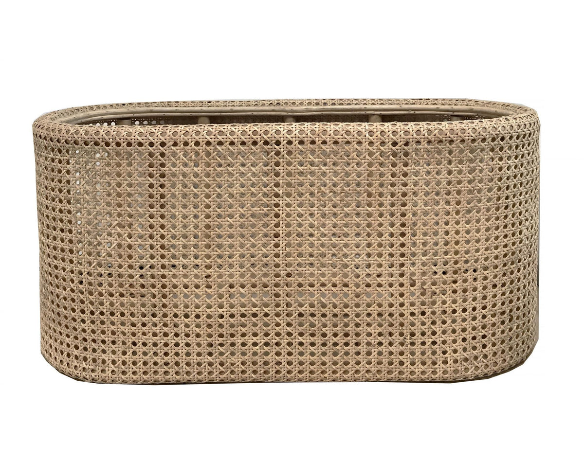 Beliz Rattan Planter Oval Large-abc