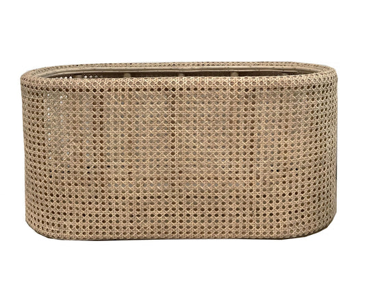 Beliz Rattan Planter Oval Large-abc