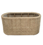 Beliz Rattan Planter Oval Large-abc