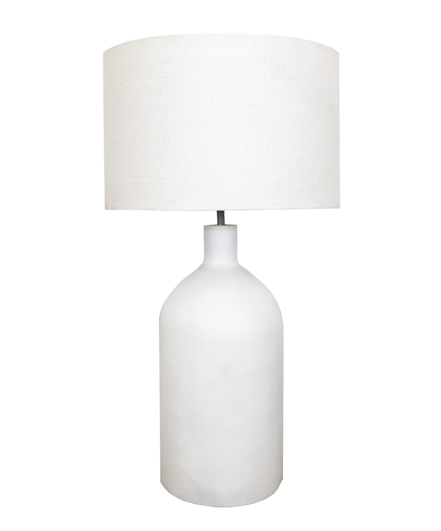 Bell Wooden Lamp Limed White-abc