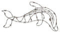 Small Iron Dolphin Wall Decor-abc