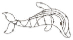 Small Iron Dolphin Wall Decor-abc