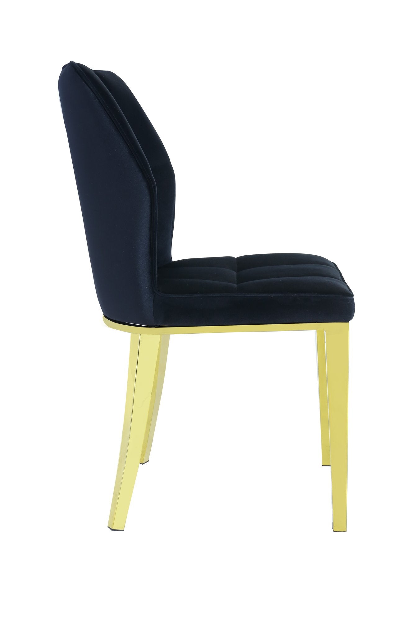 Ghibli Dining Chair Gold/Black (Set of 2)-abc