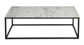 Stone Coffee Table with Black Base-abc