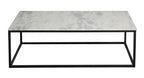 Stone Coffee Table with Black Base-abc