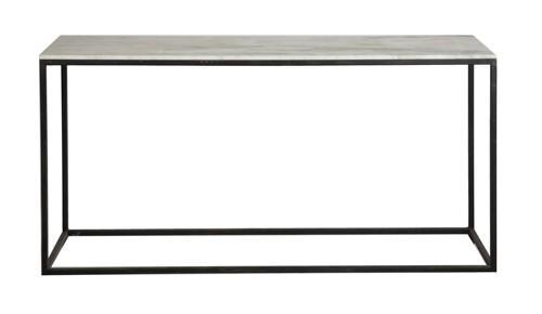 Stone Console Table with Black Base-abc