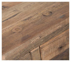 Recycled Wood Two Drawer Console-abc