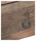Recycled Wood Two Drawer Console-abc