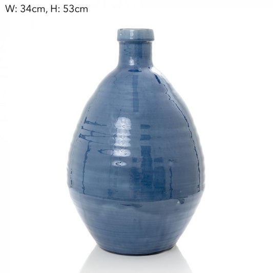 Skye Jar Lge 34x34x53 Blue-abc