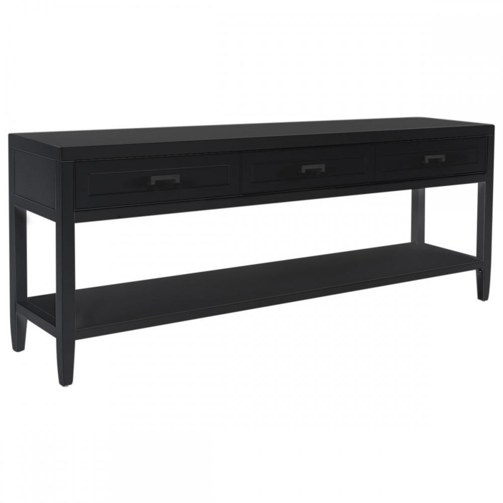 Soloman Console Table - Black-abc