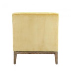 Logan Armchair Mustard Velvet-abc