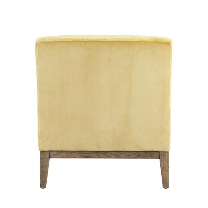 Logan Armchair Mustard Velvet-abc