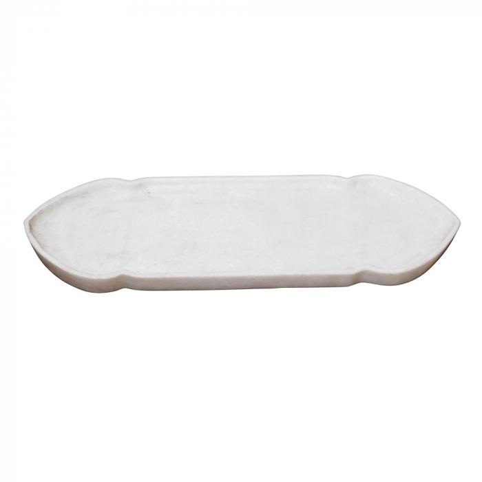 Mughal Marble Dish Lge-abc