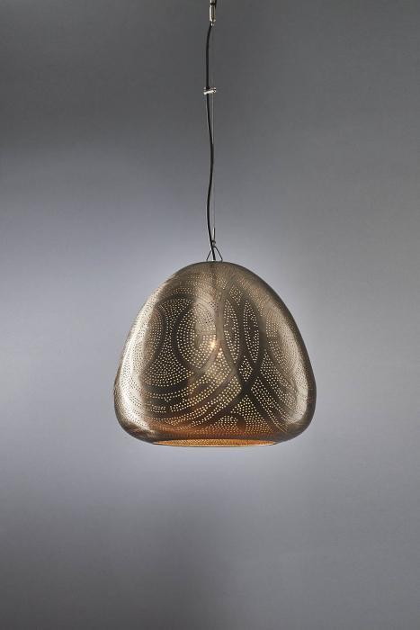 Stockport dome hanging lamp in nickel-abc