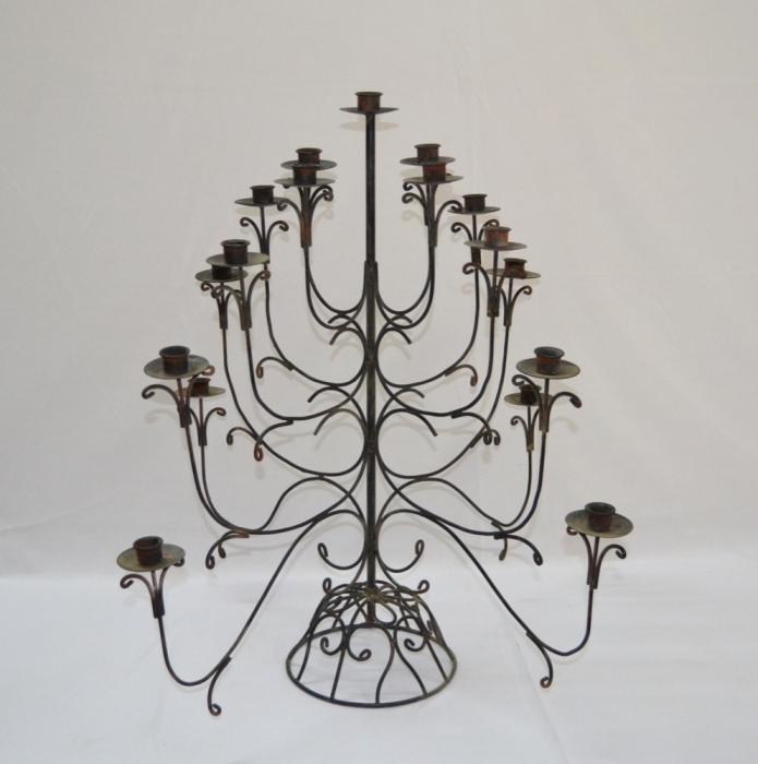 17 candle tree holder-abc