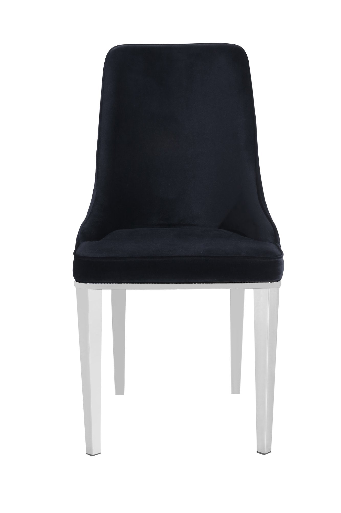 Levante Dining Chair Silver/Black-abc