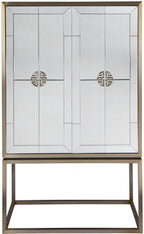 Rochester Antique Mirrored Drinks Cabinet-abc