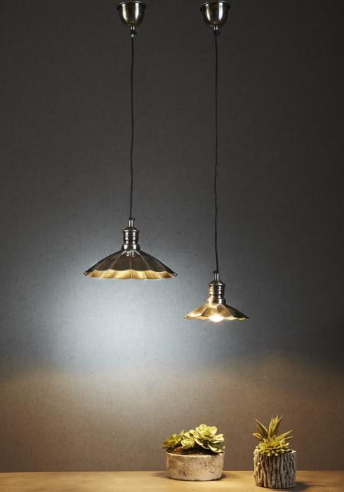 Baltic Hanging Lamp Antique Silver-abc