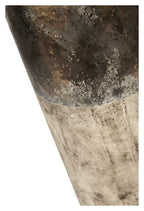 Metallic Fade Ceramic Tall Vase - Bronze/Natural-abc