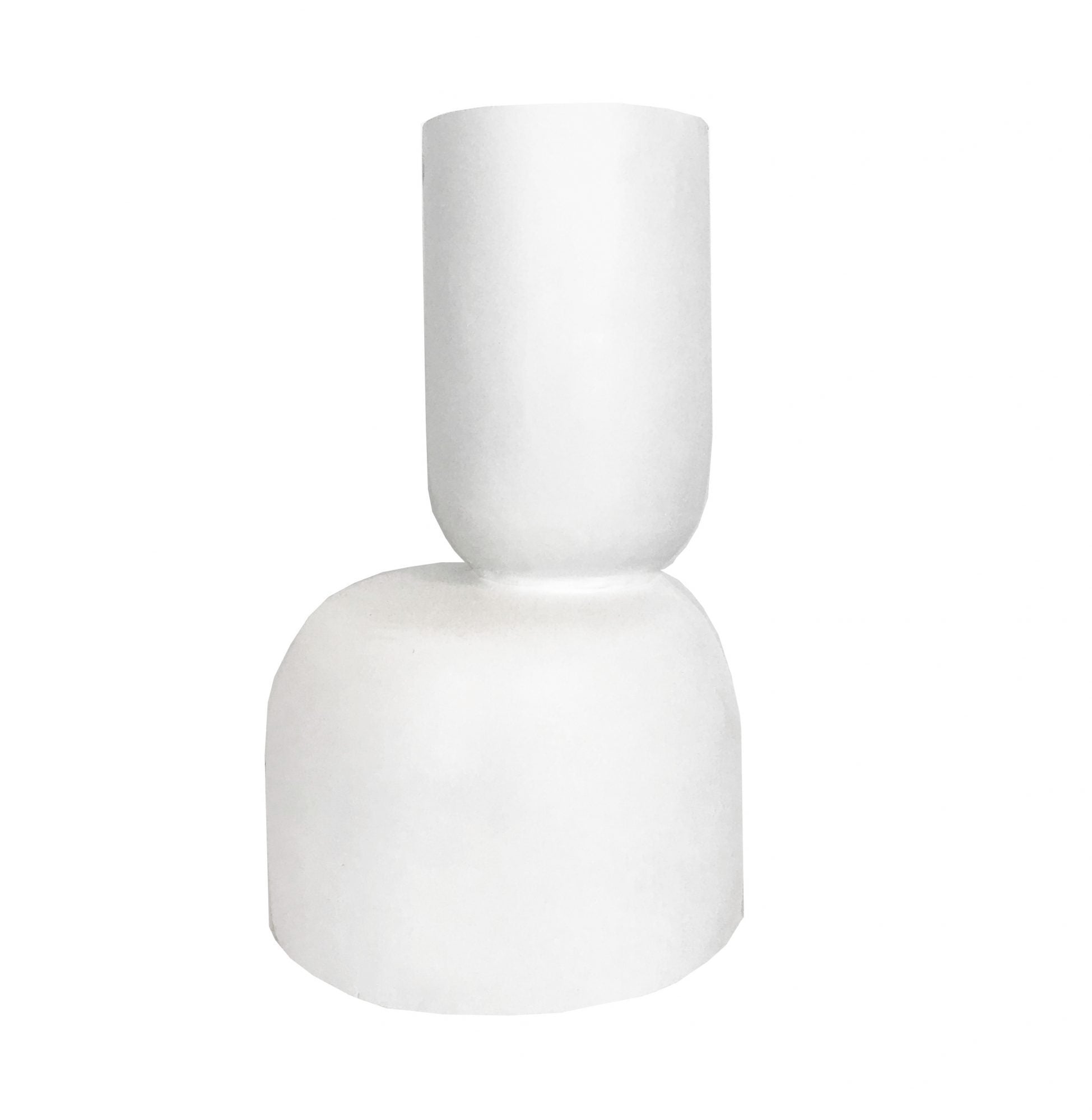 Clem Sculpture Low White-abc