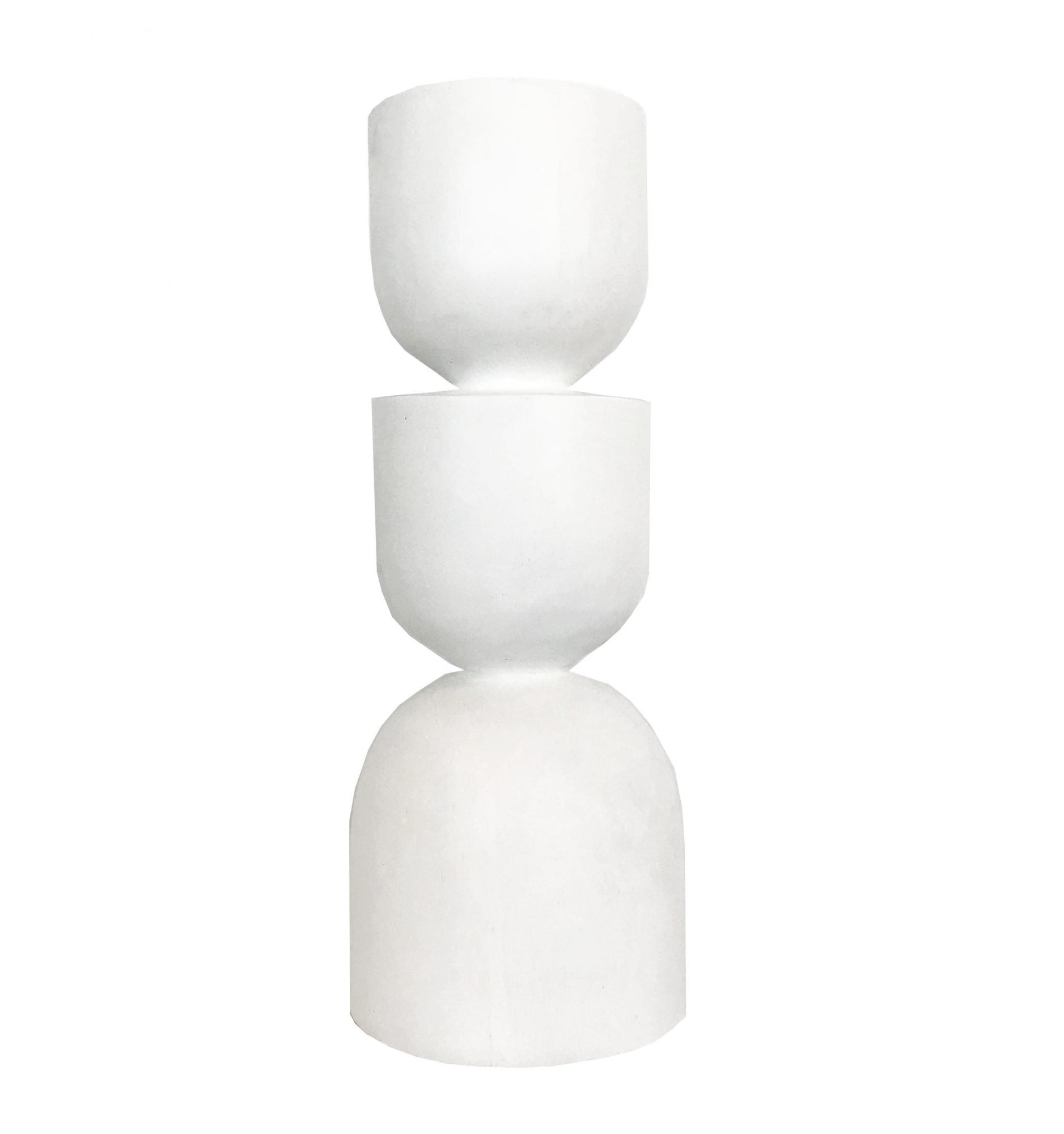 Clem Sculpture - White-abc