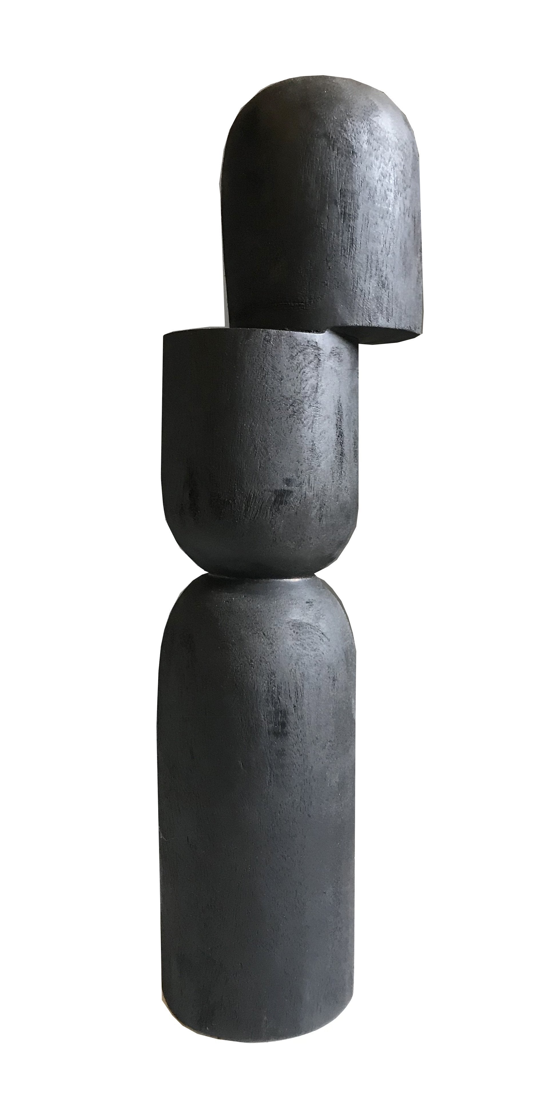 Clem Sculpture Tall Black-abc