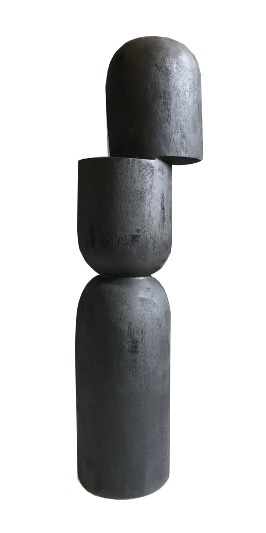 Clem Sculpture Tall Black-abc