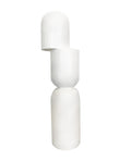 Clem Sculpture Tall White-abc