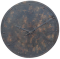 Clock - Metal with Antique Finish-abc