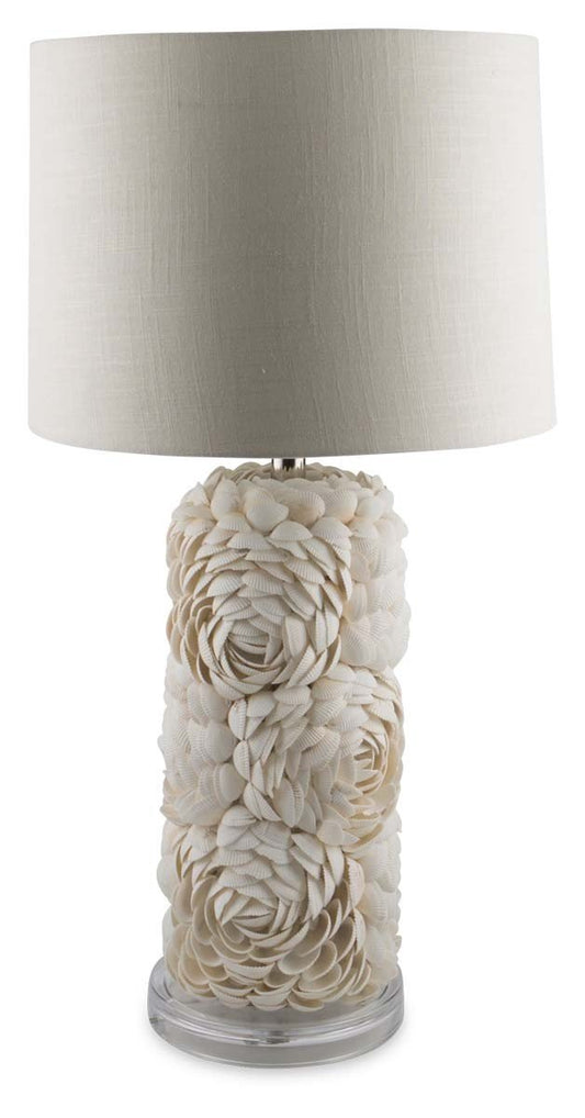 Tall Shell Layered Lamp-abc