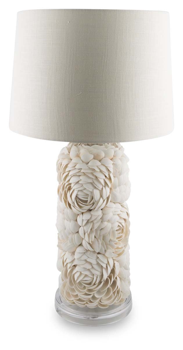 Tall Shell Layered Lamp-abc