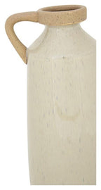 Grecian Ceramic Urn Medium - Beige/Natural-abc