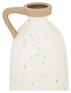 Grecian Ceramic Urn Large - Ivory/Natural-abc