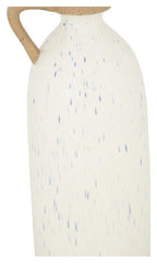 Grecian Ceramic Urn Large - Ivory/Natural-abc