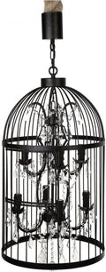 Macaw Chandelier - 8 Arm-abc